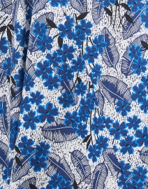 Fabric image thumbnail - Weekend Max Mara - Tappeto Blue Floral Dress