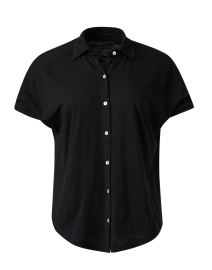 Product image thumbnail - Elliott Lauren - Black Cotton Shirt