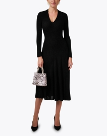 Look image thumbnail - Emporio Armani - Black Knit Dress
