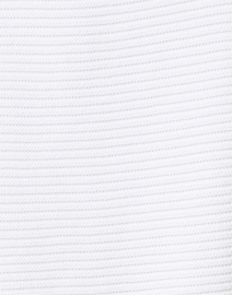 Fabric image thumbnail - Kinross - White Ribbed Cotton Cardigan