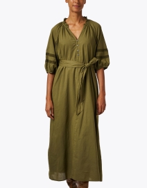 Front image thumbnail - Xirena - Prue Green Cotton Dress