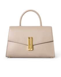 Product image thumbnail - DeMellier - Montreal Taupe Smooth Leather Bag