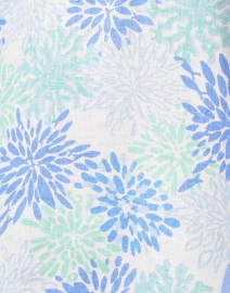 Fabric image thumbnail - Sail to Sable - Blue Print Linen Tunic Dress