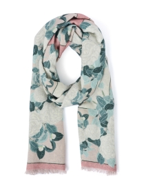 Monferrato Reversible Floral Cashmere Scarf