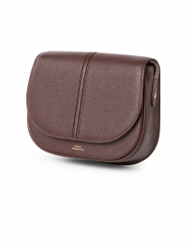A.P.C. - Betty Dark Brown Grained Leather Crossbody Bag