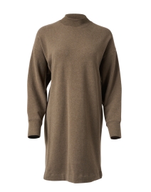 Product image thumbnail - Vince - Olive Green Cotton Jersey Dress