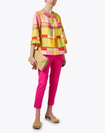 Look image thumbnail - Frances Valentine - Lucy Pink Stretch Cotton Pant