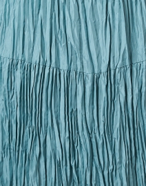 Fabric image thumbnail - Eileen Fisher - Turquoise Crushed Silk Dress