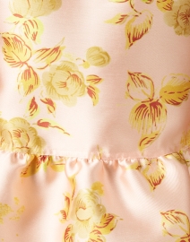 Fabric image thumbnail - Odeeh - Duchesse Pink Floral Peplum Top