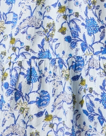 Fabric image thumbnail - Pomegranate - Blue Print Cotton Dress