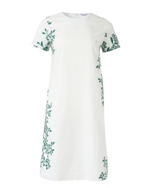 White Floral Cotton Dress