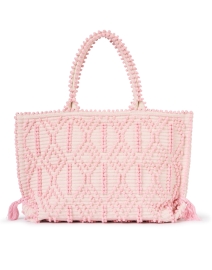 Product image thumbnail - Casa Isota - Camilla Pink Woven Bag
