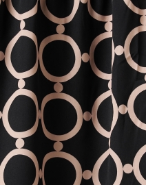 Fabric image thumbnail - Gretchen Scott - Black and Tan Print Ruffle Top