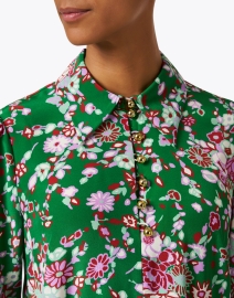 Extra_1 image thumbnail - L.K. Bennett - Rita Green Floral Print Dress