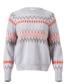 Grey Multi Alpine Cashmere Sweater