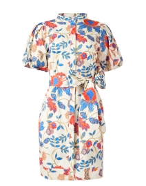 Dara Floral Print Shirt Dress