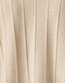 Fabric image thumbnail - Max Mara Leisure - Beira Beige Ribbed Sweater