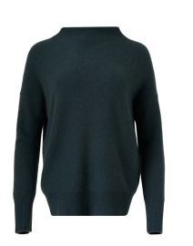 Product image thumbnail - Vince - Teal Boiled Cashmere Sweater
