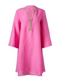 Pink Linen Dress 
