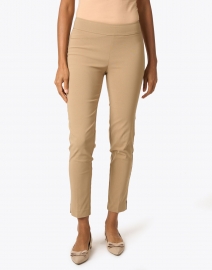 Front image thumbnail - Avenue Montaigne - Pars Camel Signature Stretch Pull On Pant