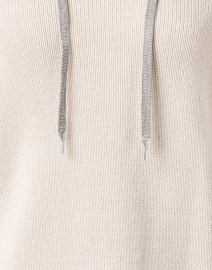Fabric image thumbnail - Fabiana Filippi - Dune Beige Wool Blend Hooded Sweater