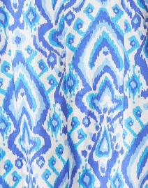 Fabric image thumbnail - Sail to Sable - Blue Print Cotton Swing Dress