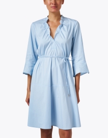 Front image thumbnail - Marc Cain - Blue Belted Dress