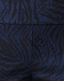 Fabric image thumbnail - Elliott Lauren - Navy and Black Jacquard Print Pull On Pant