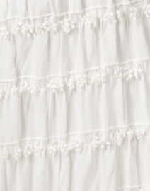 Fabric image thumbnail - Farm Rio - Off White Ruffle Trim Dress