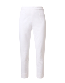 Lucy White Stretch Cotton Pant