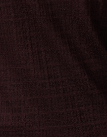 Fabric image thumbnail - Vince - Burgundy Plaid Jacquard Top