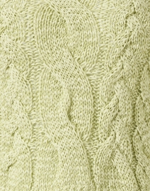Fabric image thumbnail - Vince - Light Green Cable Sweater