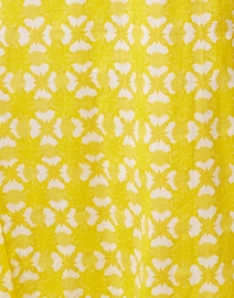 Fabric image thumbnail - Ro's Garden - Yellow and Pink Embroidered Cotton Kurta
