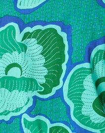 Fabric image thumbnail - Ro's Garden - Romy Green Print Cotton Dress