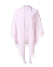 Product image thumbnail - Kinross - Pink Cashmere Triangle Wrap