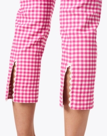 Extra_1 image thumbnail - Elliott Lauren - Pink and White Gingham Pull On Pant