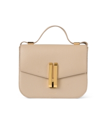 Product image thumbnail - DeMellier - Vancouver Taupe Leather Crossbody Bag