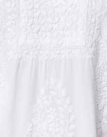 Fabric image thumbnail - Roller Rabbit - Faith White Embroidered Cotton Dress