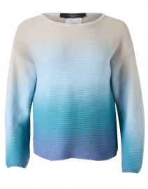 Pinza Blue and White Ombre Cotton Sweater