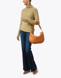 Look image thumbnail - Margaret O'Leary - Kelsey Chamomile Green Cashmere Sweater
