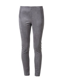 Product image thumbnail - Peace of Cloth - Chantal Grey Faux Suede Leggings