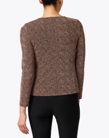 Back image thumbnail - Marc Cain - Bronze Ring Detail Shirt 