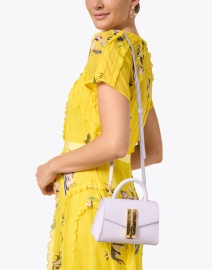 Look image thumbnail - DeMellier - Nano Montreal Lilac Purple Leather Bag