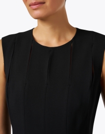 Extra_1 image thumbnail - Lafayette 148 New York - Black Cutout Fit and Flare Dress