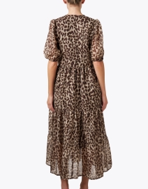 Back image thumbnail - Jude Connally - Jordana Cheetah Print Tiered Dress