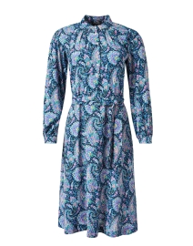 Amelie Blue Print Dress