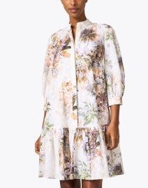 Front image thumbnail - Kobi Halperin - Emery White Print Eyelet Dress