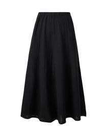 Deon Black Cotton Gauze Skirt