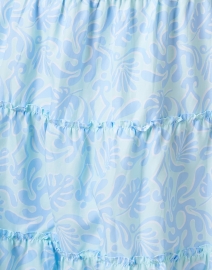 Fabric image thumbnail - Sail to Sable - Blue and Aqua Silk Blend Dress