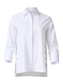 Maxine White Stretch Cotton Shirt